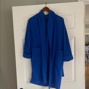 Lands' End Kids Blue Pajama Robe